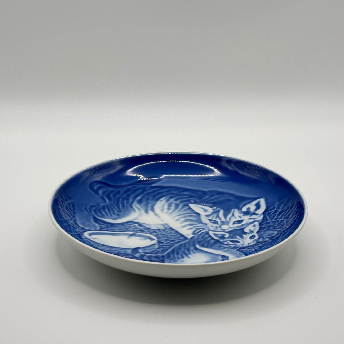 Søholm Ceramic Dish — Midnight Relief, Bornholm 1960s