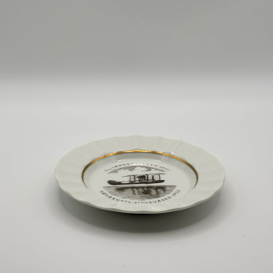 Royal Copenhagen Danish Naval Aviation Plate 1973 | Søværnet Porcelain Dish