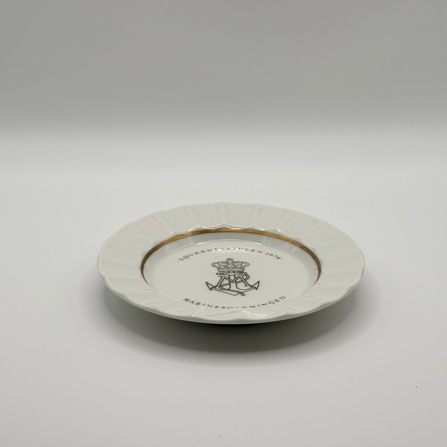 Royal Copenhagen Danish Navy Plate 1974 | Søværnet Marineforeningen Porcelain Dish