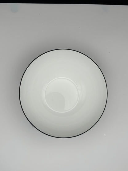 Cathrineholm Enamel Bowl, Navy Stripe